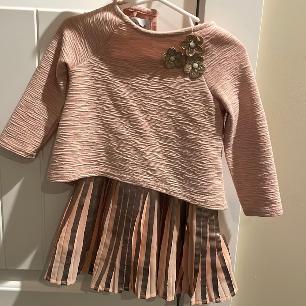 Pippa and Julie blush pink 2 piece dress